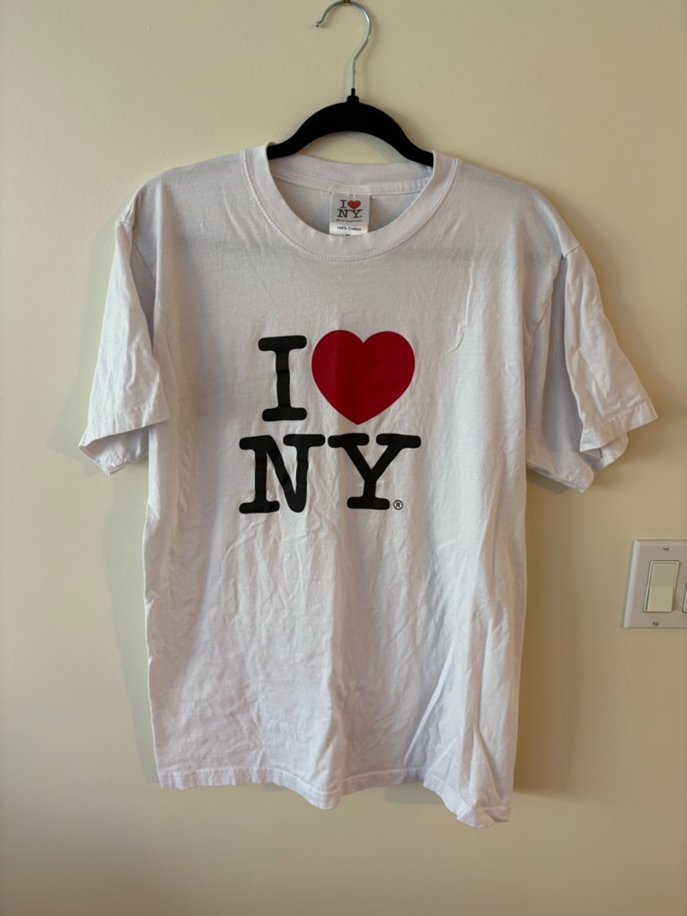 I ❤ NY Graphic Tee - White with Red Heart